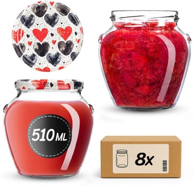KADAX Amphora Pot Ø82 510ml + Deksel Ø82