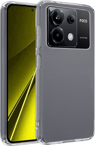 Hoesje - Geschikt voor Xiaomi Poco X6 5G - Sterk & Shockproof - Hoes Cover - Siliconen Case - Telefoonhoesjes - Transparant