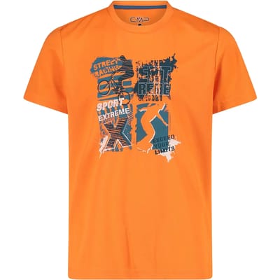Cmp 38t6744 T-shirt Met Korte Mouwen Oranje 4 Years Kinderen