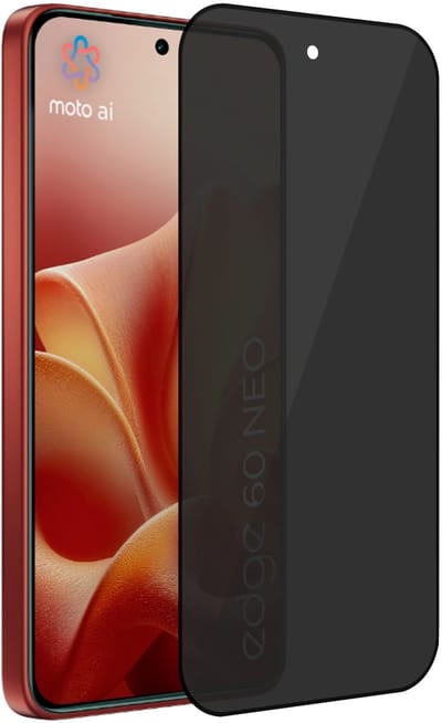 ChiGuard Privacy Screenprotector geschikt voor Motorola Edge 60 Neo Screenprotector - Beschermglas - Privé GuardCover