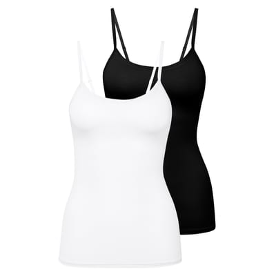 CALIDA Onderhemd Natural Comfort Spaghetti-Top Set van 2