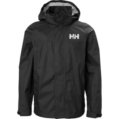 Helly Hansen Loke 2.0 Jr Jas Zwart 10 Years Jongens,Meisjes