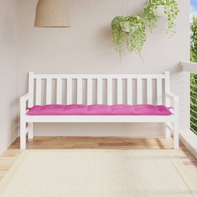 vidaXL - Tuinbankkussen - 180x50x7 - cm - oxford - stof - roze