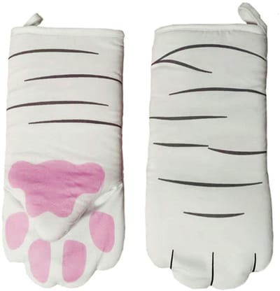Dailygoods- Ovenwant hittebestendig 250 graden - Ovenwanten 2 stuks - Antislip bakhandschoenen - Hittebestendige keukenhandschoenen - Lange ovenwanten 31 cm - Eendensnavelvorm voor eenvoudig gebruik