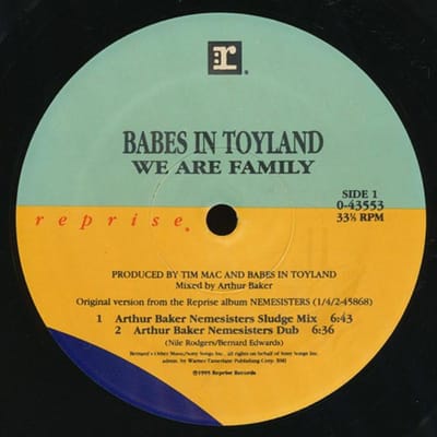 12-inch Plaat BABES IN TOYLAND We Are Family 043553 Reprise Records 1995 VS Rock Gebruikt