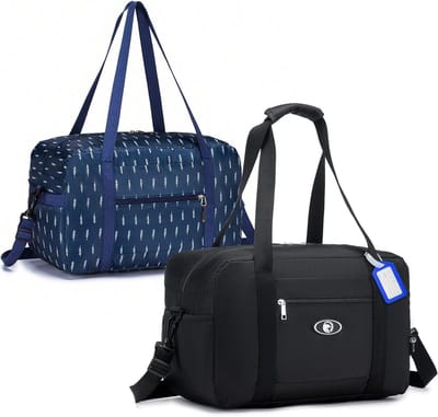 Reistas 20L Opvouwbare Handbagagetas 40x20x25cm Waterdicht Lichtgewicht Weekendertas voor Dames en Heren