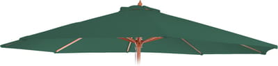 Vervangingshoes voor parasol Florida, parasolhoes vervangingshoes, Ø 3,5m polyester 8 stokjes ~ groen