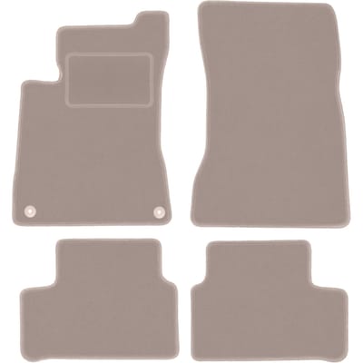 Beige velours matten voor: Mercedes A W177 hatchback, sedan (2018-)