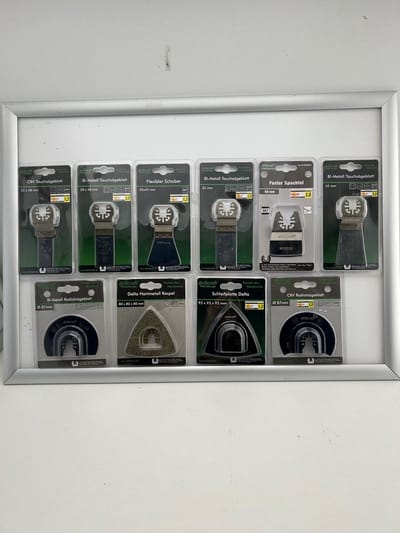 10 verschillende Multitool accessoires - 0102-0105-0106-0107-0108-0110-0111-0113-0114 en 01136