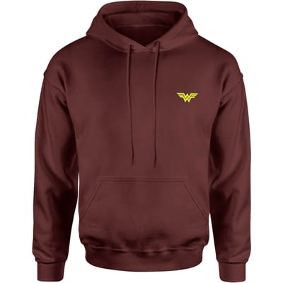DC Wonder Woman Unisex Hoodie - Burgundy - XL