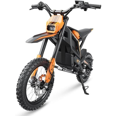 iScooter MT2 Elektrische Crossmotor, met 48V22.5AH Batterij, NFC Slimme Ontgrendeling oranje
