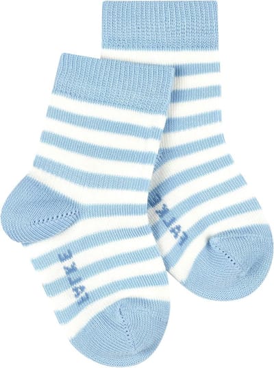Babysokken Met Strepen - Kindersokjes Katoen - Dagelijks Gebruik - Huidvriendelijk Materiaal - 1 Paar - Blauw