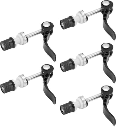 Verstelbare Zadelklem voor Fietsen - Snelle Bevestiging, Aluminium, Universele Compatibiliteit, 5 Stuks, Geschikt voor Fixed Gear en Racefietsen