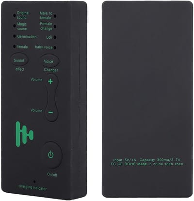 Dailygoody - Portable Sound Card - Mini Voice Changer - Verander je stem - USB - 4 Geluidseffecten - Perfect voor WeChat en livestreams
