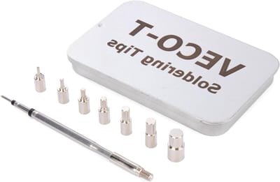 Insert Tool Set - Soldeer Tips - 3D Printen - Complete M2-M8 - 14.4 x 9.8 cm - Zilver