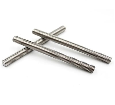 Draadstangen Roestvrij Staal - Volledige Draad - Bevestigingsklussen - Corrosiebestendig Materiaal - M3x16mm - Zilverkleurig