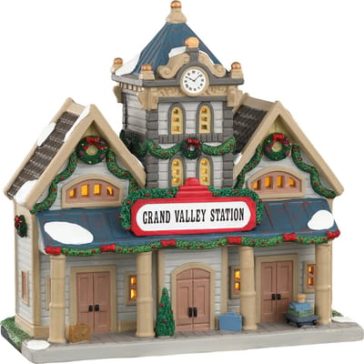 Lemax - Grand Valley Station- B/o Led - Kersthuisjes & Kerstdorpen