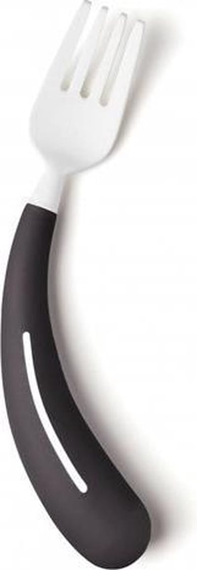Henro-Grip® Bestek - vork linkshandig zwart - Henro-Grip