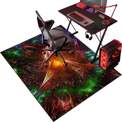 Stoelonderlegger Vloerbescherming - Bureau Mat - Thuiswerken Gaming - Krasbestendig Geluiddempend - Diverse Maten