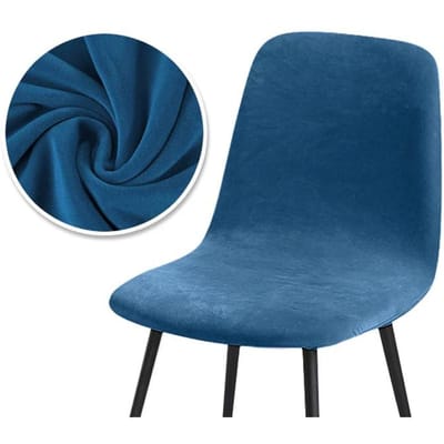 Hogere kwaliteit fluwelen stoelhoes 1/2/4/6 stuks rekbare stoelhoes voor eetkamer 2 soorten stoffen stoelhoes voor thuis 1 Piece