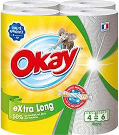 Keukenrol Rollen - Huishoudpapier - Snel Opruimen - Extra Lange Vellen - 6 Stuks - Wit