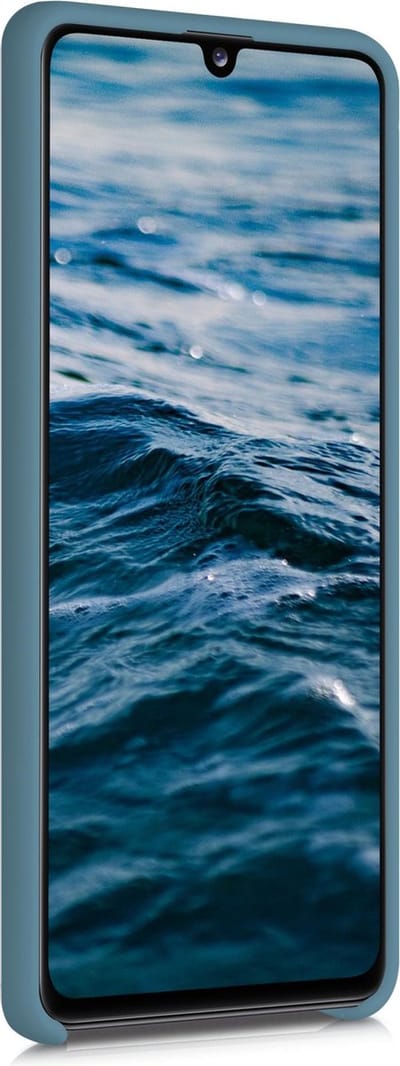 kwmobile telefoonhoesje geschikt voor Samsung Galaxy A41 - Hoesje met siliconen coating - Smartphone case in Arctische nacht