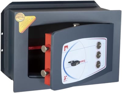 Wandkluis - Inbouwkluis - Waardevolle spullen - Dubbel sleutel slot - 18 kg - Goud