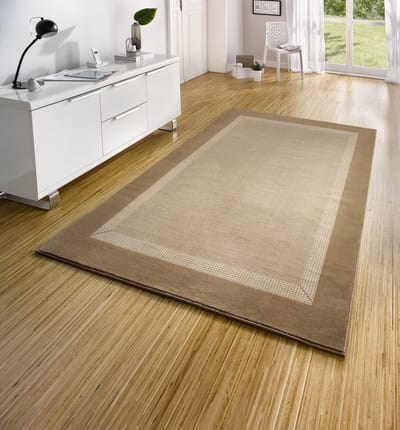 Flycarpets Laagpolig vloerkleed - Designer Velours - Beige 160x230 cm