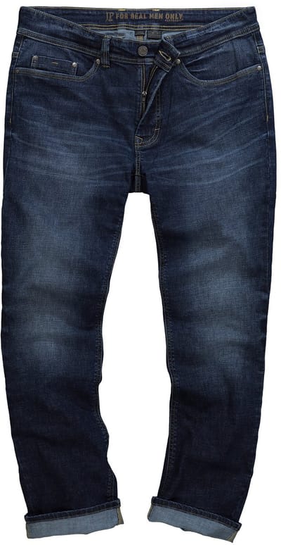 JP 1880 - Heren - Jeans denim FLEXNAMIC® Buik-Fit Regular Fit 5-pocket - Donkerblauw denim - Maat 70