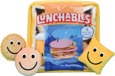 Grappige Kussen Set in Lunchpakket Stijl met Snack Vormen