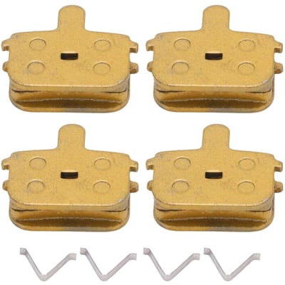 4 Sets Fiets Schijfremblokken Volledig Metaal Mountainbike Remblokken voor M355 M446 Fietsaccessoires beige