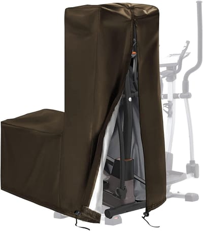 Cross trainer hoes - Fitnessapparaat bescherming - Apparaat beschermen - Waterdicht Oxford stof - Universele pasvorm - Bruin