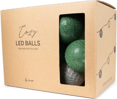 Jens Living Cozy Lichtslinger – 20 Lampionnen – 315 cm – Batterijverlichting