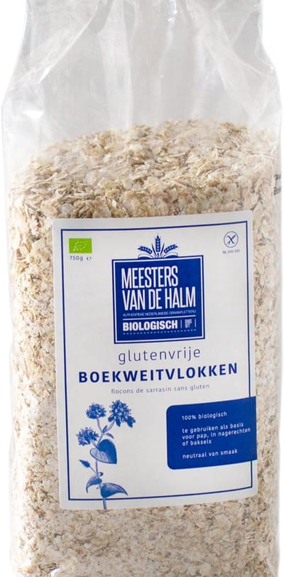 Meesters Van De Halm Biologische Boekweitvlokken 750GR
