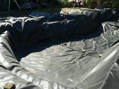 Anti worteldoek, gronddoek , wegendoek  - 150 gr p/m² = 5 x 4.20 mtr