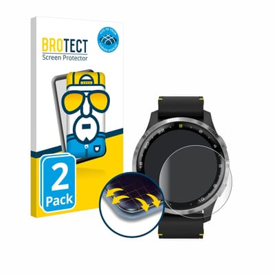 BROTECT - Screenprotector voor Garmin D2 Air - Folie Beschermfolie transparant volledig dekking - 2 Stuks