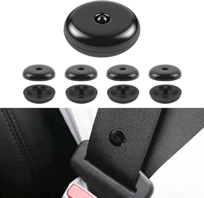 5 paar autogordelstopper, veiligheidsgordel stopper, robuust en duurzaam autogordel gespenhouder, veiligheidsgordels gordelhouder, gordelstopper knoop, universele veiligheidsgordel gordelhouder clip