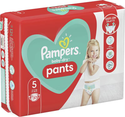 Baby Luiers - Broekjes - Droog Slapen - Drievoudige Bescherming - 12 Uur - Wit