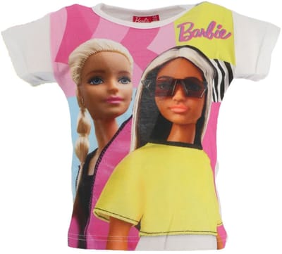 Barbie Icon Wit kort kinder-t-shirt, top 3 jaar
