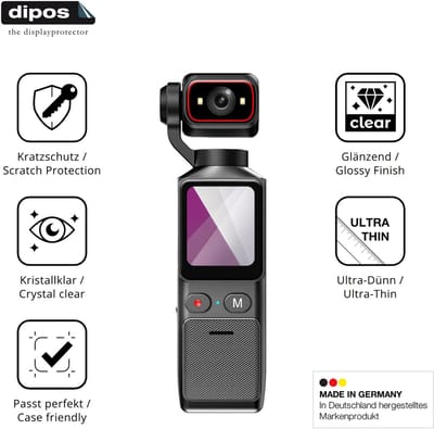 dipos – 4x Beschermfolie geschikt voor IKLOOCQ WH129S3 | Krasbestendige & heldere Screenprotector Ultra-Thin