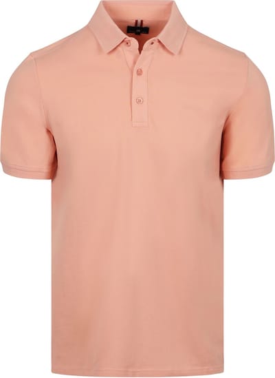 State of Art Poloshirt Piqué Coral - Maat M - Heren