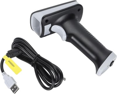 Barcode Scanner - Streepjescode Lezer - Voorraad Beheer - 3 Verbindingsmodi - 20 x 11 x 8 cm - Zwart