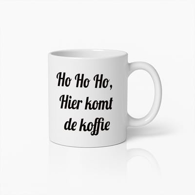 Ho Ho Ho Koffiemok – Leuk Cadeau Voor Koffieliefhebbers Tijdens Feestdagen