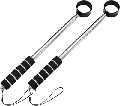 Telescoop Golfbal Retriever van Aluminium 280cm - Ideaal voor Water en Golfaccessoires, Inclusief 2 Stuks