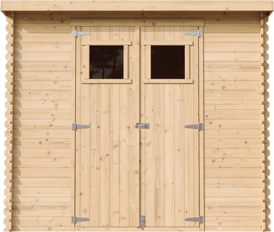 Timbela M310 - Houten tuinhuis - 2,63 m² - 142x239xH200 cm - zonder vloer