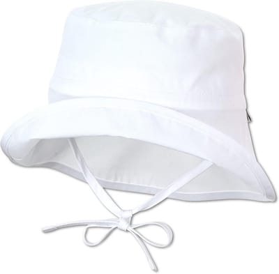 Unisex Kinder Zonnehoed met UV-Bescherming en Kinband - Zomerhoed voor Baby en Peuter