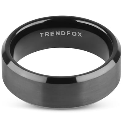 Tungsten Ring Heren Zwart - Wolfraam Ring - Zeer Zwaar - Ringen - Papa Cadeau Voor Mannen - Vaderdag