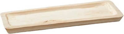 Cepewa Kaarsenbord-plateau - hout - rechthoekig - 50 x 3 x 17 cm - Kaarsenonderzetter