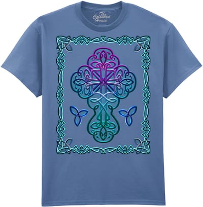 Keltisch Kruis Celtic Cross The Coloured House T-shirt M