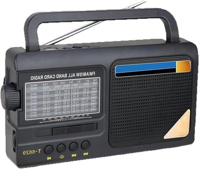 Draagbare Radio - Mini Radio - Muziek Luisteren - Dubbele Voeding - Compact Formaat - Meerkleurig